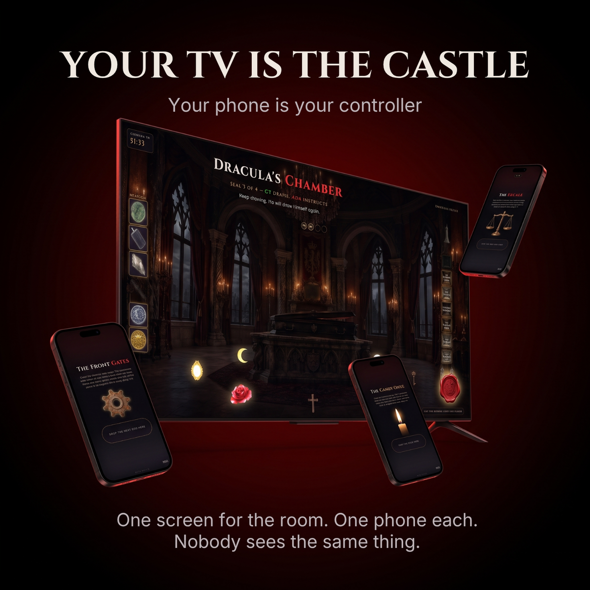 Scan the code with your phones
